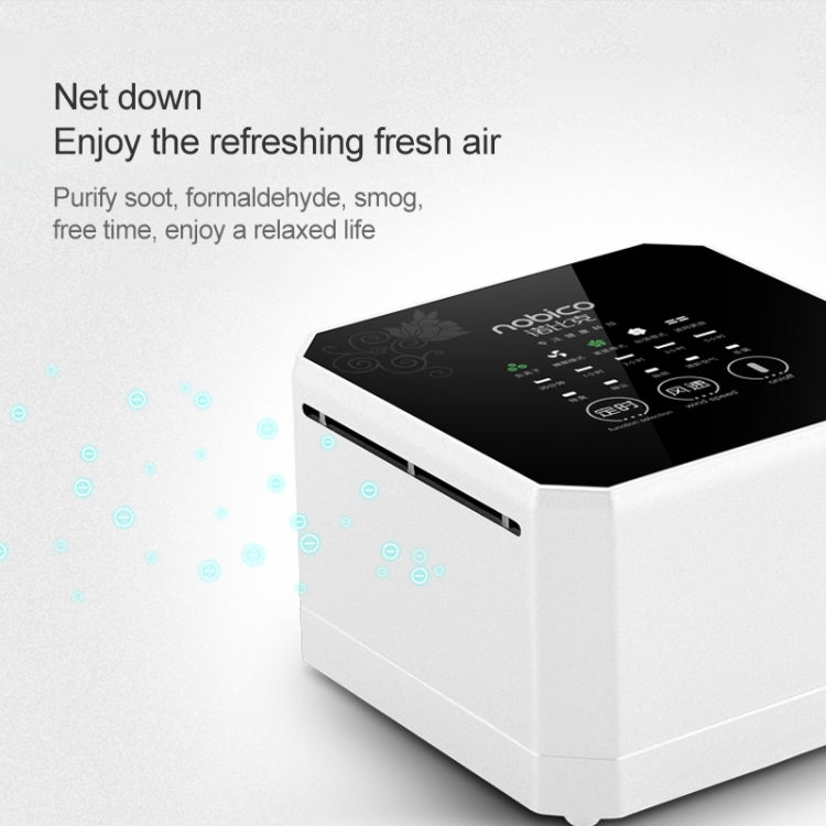 Nobico J008 Air Purifier Home Desktop Negative Ion Mini Purifier(White) - Home & Garden by nobico | Online Shopping UK | buy2fix