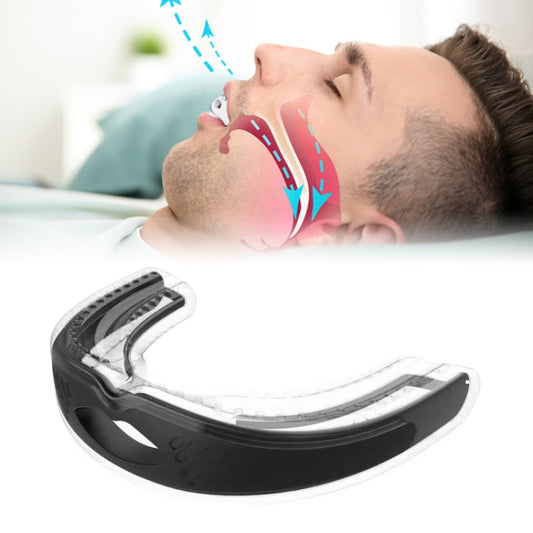 YJK100 Silicone + ABS Stop Snoring Device Anti Snore (Black) - Anti Snoring Tools by buy2fix | Online Shopping UK | buy2fix