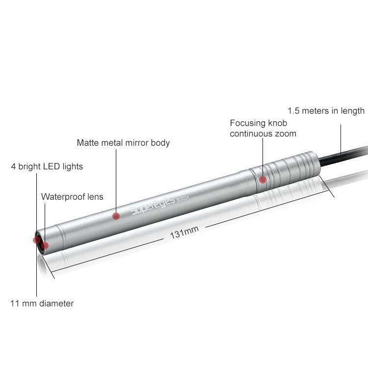 Supereyes B003+ Digital Electronic Vaginal Cervical Endoscope Private Inspection Instrument Self-inspection Mirror - Consumer Electronics by Supereyes | Online Shopping UK | buy2fix