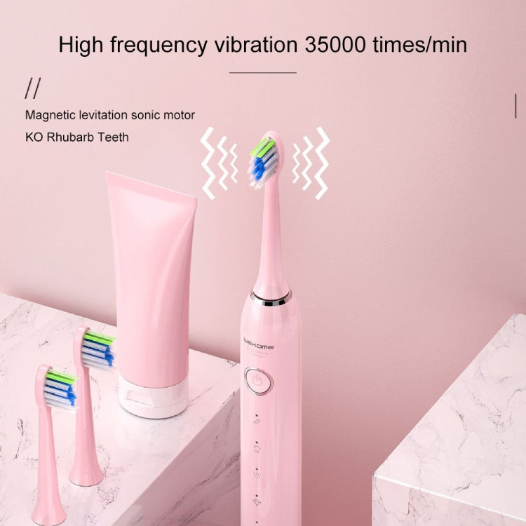 WK WT-C11 IPX7 Smart Sonic Electric Toothbrush (White) - Toothbrushes by WK | Online Shopping UK | buy2fix