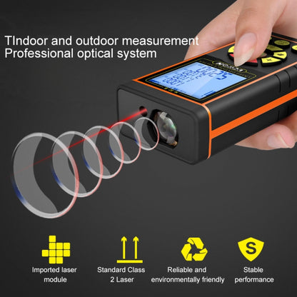 VCHON 40m Handheld Rechargeable Voice Laser Rangefinder High Precision Infrared Room Measuring Instrument Electronic Laser Ruler - Consumer Electronics by buy2fix | Online Shopping UK | buy2fix