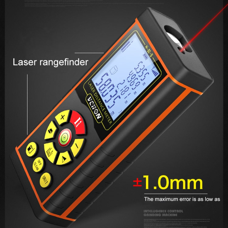 VCHON 60m Handheld Rechargeable Voice Laser Rangefinder High Precision Infrared Room Measuring Instrument Electronic Laser Ruler - Consumer Electronics by buy2fix | Online Shopping UK | buy2fix