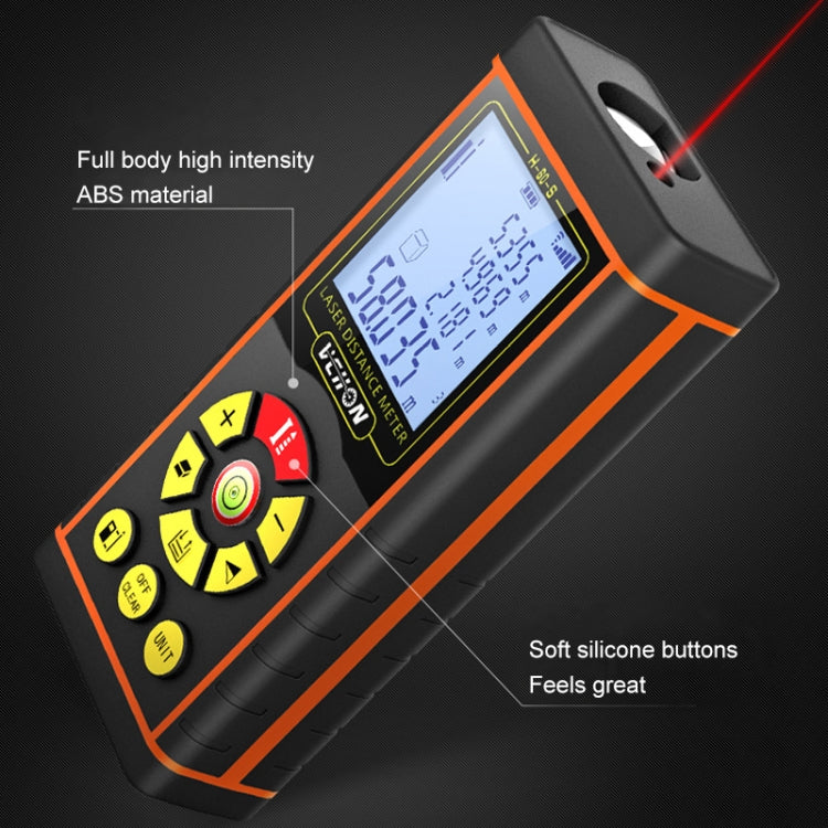 VCHON 120m Handheld Rechargeable Voice Laser Rangefinder High Precision Infrared Room Measuring Instrument Electronic Laser Ruler - Consumer Electronics by buy2fix | Online Shopping UK | buy2fix