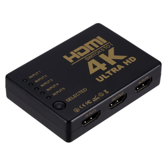 ZMT-968885 HDMI Switch 5 into 1 out 4K*2K HD Video Switch with Remote Control - Switch by buy2fix | Online Shopping UK | buy2fix