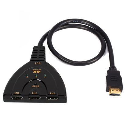 3 in 1 HDMI Input  4K x 2K HDTV Pigtail Switch Adapter HDMI Splitter -  by buy2fix | Online Shopping UK | buy2fix