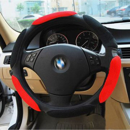 3D Sandwich Style Slip-resistant Slams Car Steering Wheel Movement Cover - Steering Wheel Accessories by buy2fix | Online Shopping UK | buy2fix