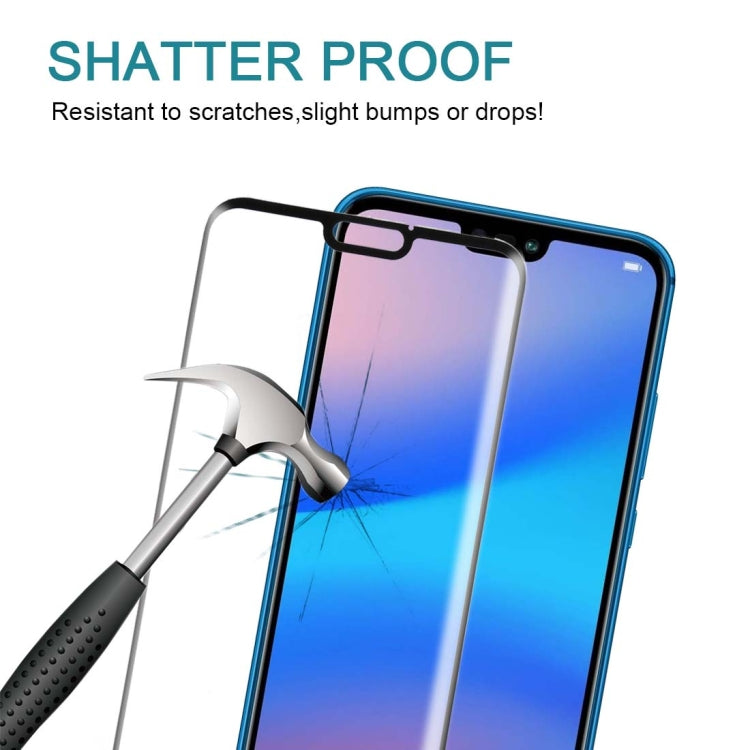 For Huawei P20 Lite 0.3mm 9H Surface Hardness 3D Full Screen Tempered Glass Film - Mobile Accessories by buy2fix | Online Shopping UK | buy2fix