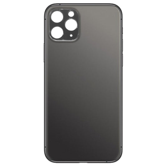 Back Battery Cover Glass Panel for iPhone 11 Pro(Black) by buy2fix