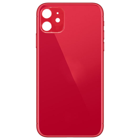 Glass Battery Back Cover for iPhone 11(Red) by buy2fix