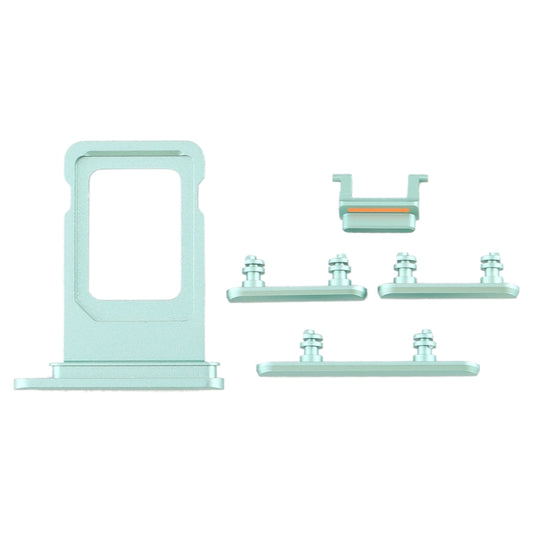 SIM Card Tray + Side Key for iPhone 11(Green) - Others by buy2fix | Online Shopping UK | buy2fix