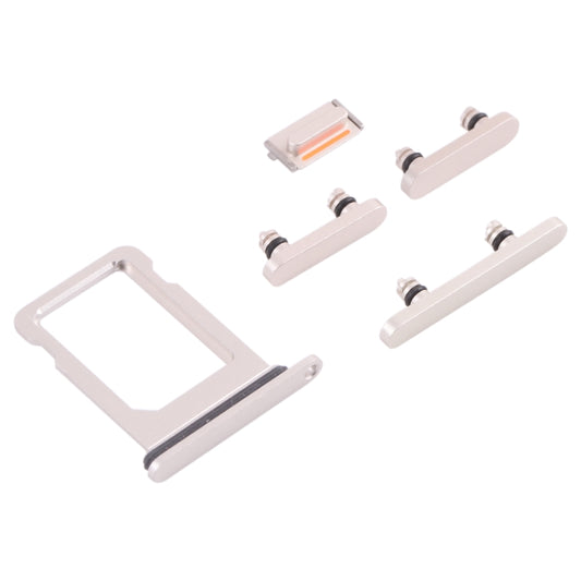 SIM Card Tray + Side Keys for iPhone 13(Starlight) by buy2fix