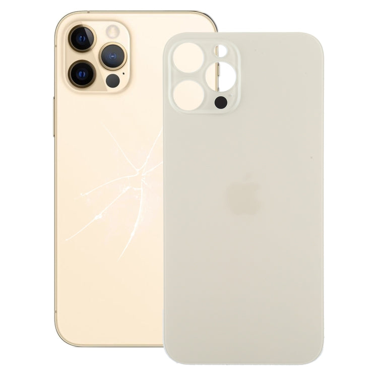 Easy Replacement Big Camera Hole Battery Back Cover for iPhone 12 Pro Max(Gold) by buy2fix
