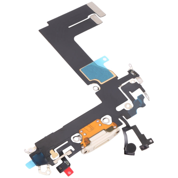 For iPhone 13 mini Charging Port Flex Cable (White) - Repair & Spare Parts by buy2fix | Online Shopping UK | buy2fix