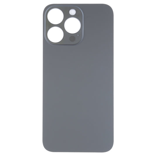 Easy Replacement Big Camera Hole Glass Back Battery Cover for iPhone 14 Pro(Black) by buy2fix