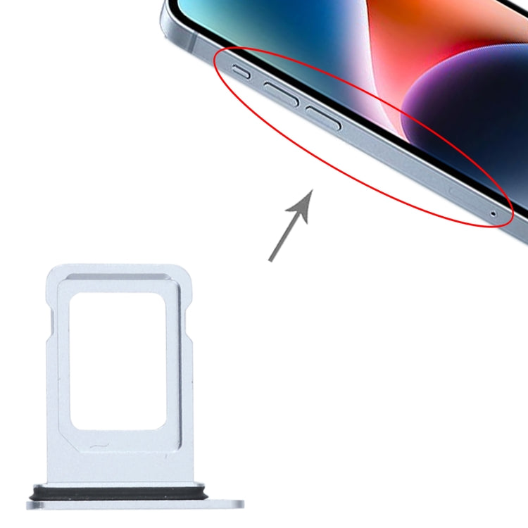 SIM+SIM Card Tray for iPhone 14 (Blue) by buy2fix