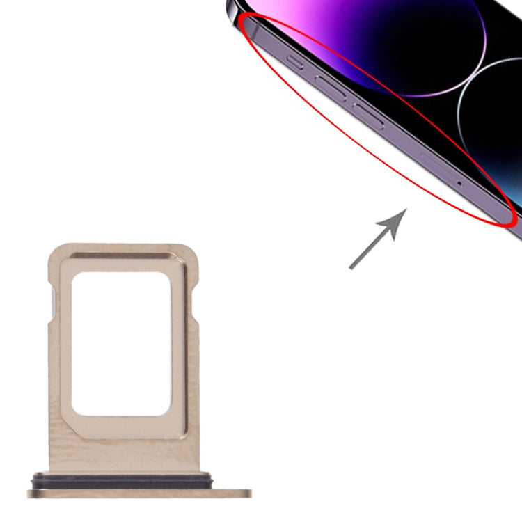 SIM Card Tray for iPhone 14 Pro (Gold) by buy2fix