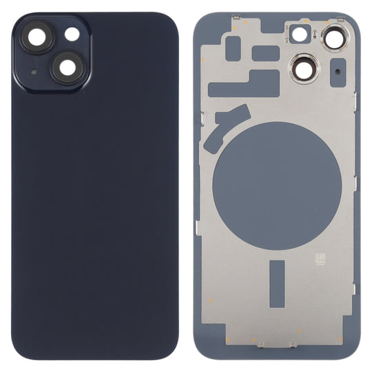 For iPhone 14 Back Housing Cover with Camera Lens(Black)