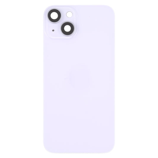 For iPhone 14 Back Housing Cover with Camera Lens(Purple) by buy2fix