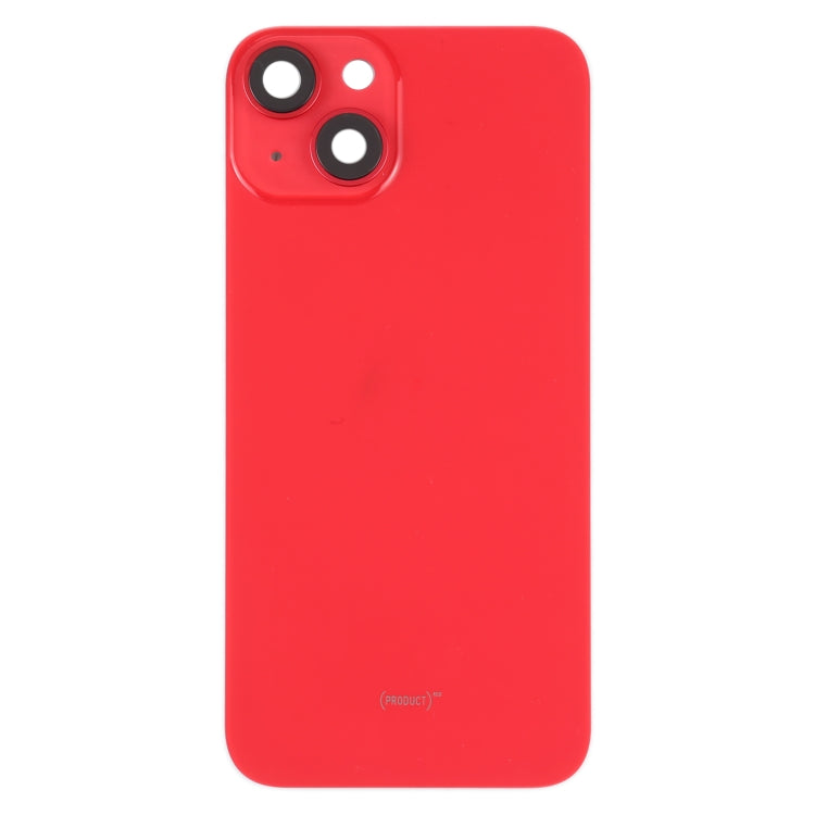 For iPhone 14 Back Housing Cover with Camera Lens(Red) - Repair & Spare Parts by buy2fix | Online Shopping UK | buy2fix