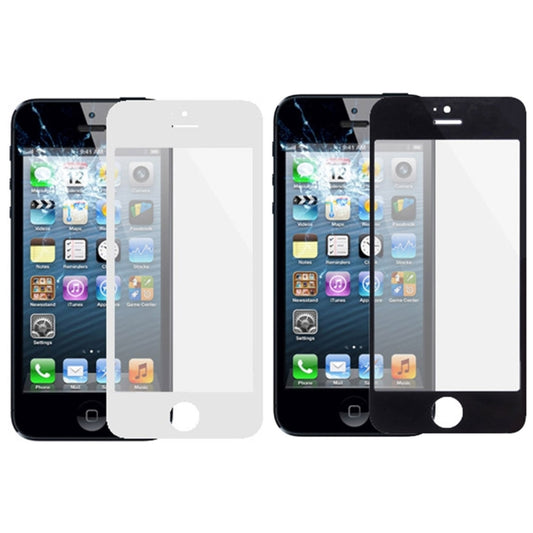5 PCS Black + 5 PCS White for iPhone 5 & 5S Front Screen Outer Glass Lens by buy2fix