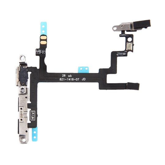 Power Button &amp; Volume Button Flexkabel mit Halterungen für iPhone 5