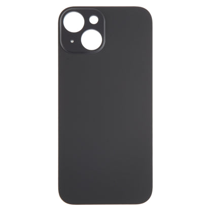 For iPhone 15 Glass Battery Back Cover(Black) -  by buy2fix | Online Shopping UK | buy2fix