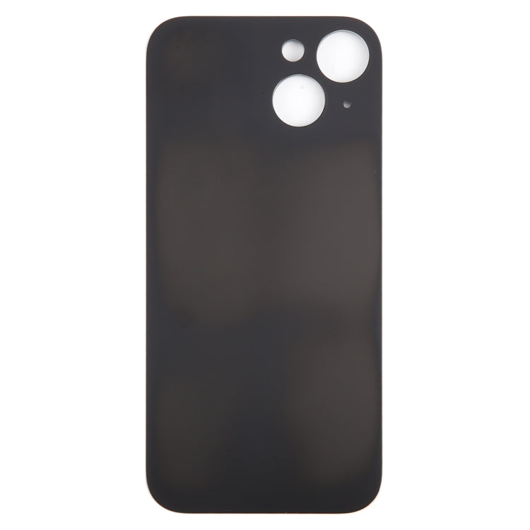 For iPhone 15 Glass Battery Back Cover(Black) -  by buy2fix | Online Shopping UK | buy2fix