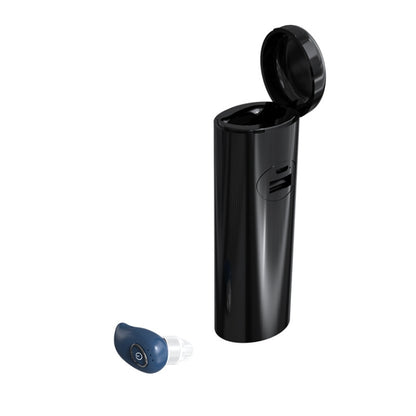 V21 Mini Single Ear Stereo Bluetooth V5.0 Wireless Earphones with Charging Box(Blue) - Bluetooth Earphone by buy2fix | Online Shopping UK | buy2fix