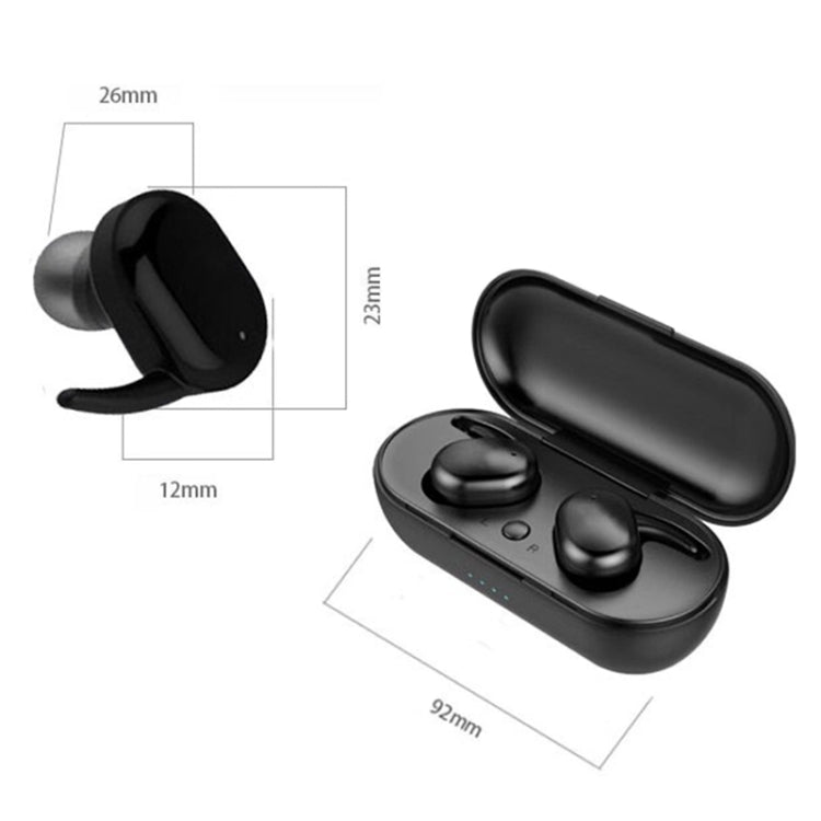 TWS-4 IPX5 Waterproof Bluetooth 5.0 Touch Wireless Bluetooth Earphone with Charging Box, Support HD Call & Voice Prompts(White) - TWS Earphone by buy2fix | Online Shopping UK | buy2fix