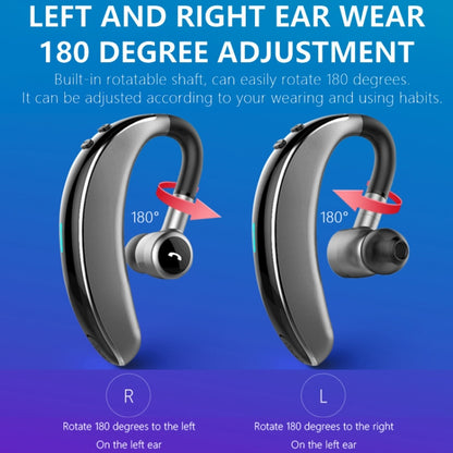 V7 Bluetooth 5.0 Business Style Wireless Stereo Sports Bluetooth Earphone, Support Inform Caller Name (Grey) - Bluetooth Earphone by buy2fix | Online Shopping UK | buy2fix