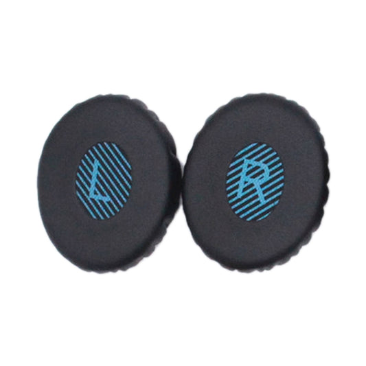 1 Pair For Bose OE2 / OE2i / SoundTrue Headset Cushion Sponge Cover Earmuffs Replacement Earpads(Black Blue) by buy2fix