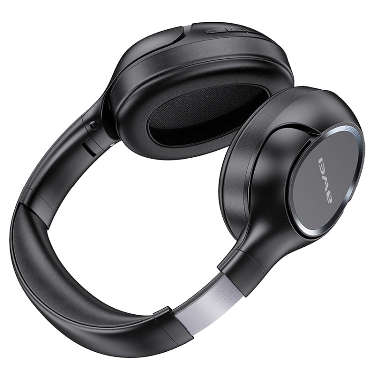 AWEI A770BL Bluetooth 5.0 Stereo Wireless Bluetooth Headset(Black) - Headset & Headphone by awei | Online Shopping UK | buy2fix