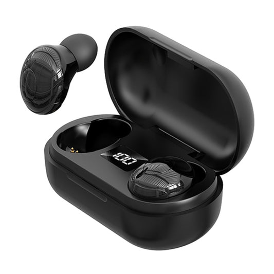 T8 TWS Intelligent Noise Cancelling IPX6 Waterproof Bluetooth Earphone with Magnetic Charging Box & Digital Display, Support Automatic Pairing & HD Call & Voice Assistant(Black) - TWS Earphone by buy2fix | Online Shopping UK | buy2fix