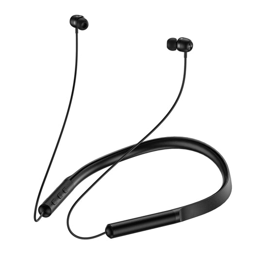 WK V15 Magnetic Neck-mounted Wireless Bluetooth 5.0 Sports Earphone Support TF Card (Black) - Neck-mounted Earphone by WK | Online Shopping UK | buy2fix