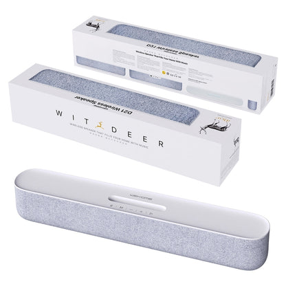 WK D21 Witdeer Series Portable Wireless Bluetooth Speaker Support TF Card & AUX & U Disk(White) - Desktop Speaker by WK | Online Shopping UK | buy2fix
