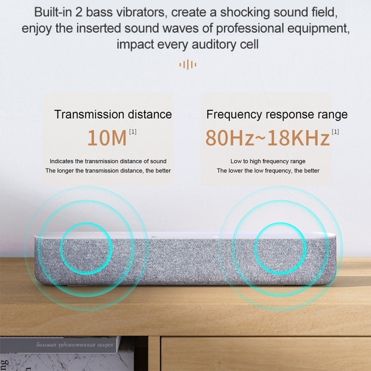 WK D21 Witdeer Series Portable Wireless Bluetooth Speaker Support TF Card & AUX & U Disk(White) - Desktop Speaker by WK | Online Shopping UK | buy2fix