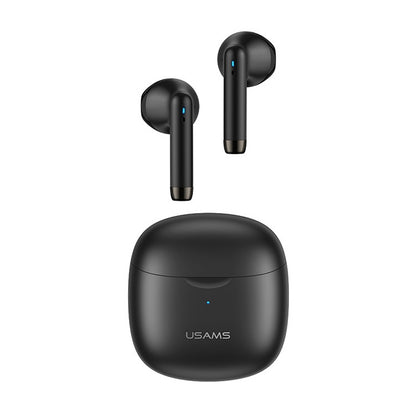 USAMS-IA04 Zero Sense Series Wireless Bluetooth 5.0 Mini TWS Earphone with Charging Box (Black) by USAMS