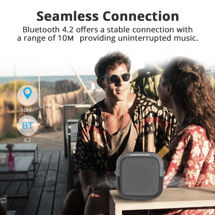 HOPESTAR T5mini Bluetooth 4.2 Portable Mini Wireless Bluetooth Speaker (Blue) - Mini Speaker by HOPESTAR | Online Shopping UK | buy2fix