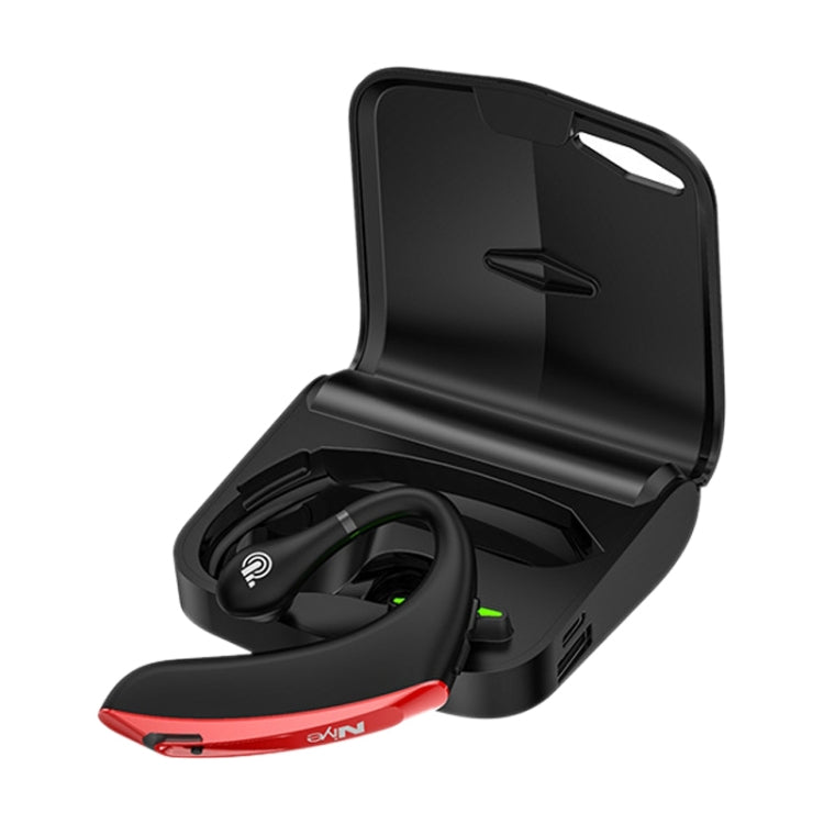 DS800 Bluetooth 5.0 Universal Hanging Ear Style Business Sports Wireless Bluetooth Earphone with Charging Box (Red) - Bluetooth Earphone by buy2fix | Online Shopping UK | buy2fix