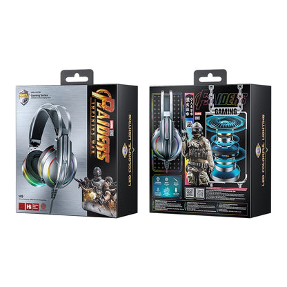 WK M9 Raiders Head-mounted Wired Gaming Headset - Multimedia Headset by WK | Online Shopping UK | buy2fix