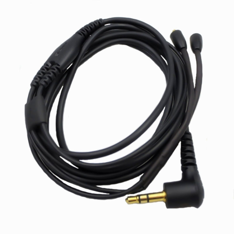 ZS0105 Headphone Audio Cable for Shure SE215 UE900 SE425(Black) - Headset Accessories by buy2fix | Online Shopping UK | buy2fix