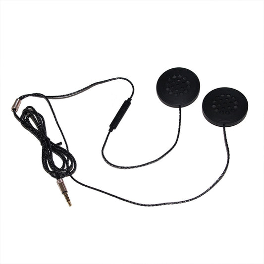 T33 3.5mm Interface Music Call Motorcycle Helmet Wired Headphone, Length: 1.2m by buy2fix