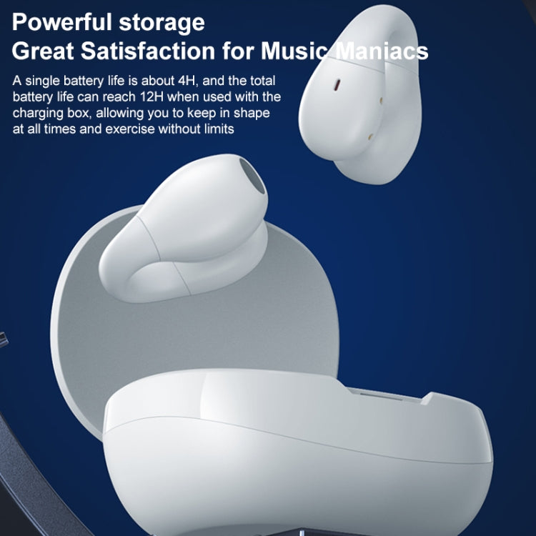 WEKOME VA12 Clip Ear Wireless Bluetooth Earphone (White) - Bluetooth Earphone by WK | Online Shopping UK | buy2fix