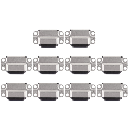 10 PCS Charging Port Connector for iPad Air 2(Black)