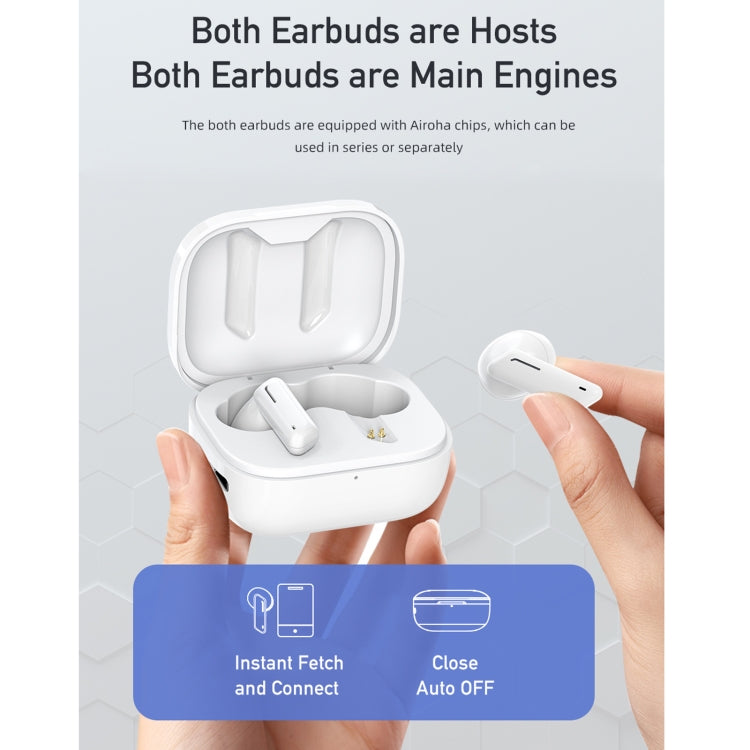 awei T36 Bluetooth 5.0 True Wireless Stereo Bluetooth Earphone (White) - TWS Earphone by awei | Online Shopping UK | buy2fix