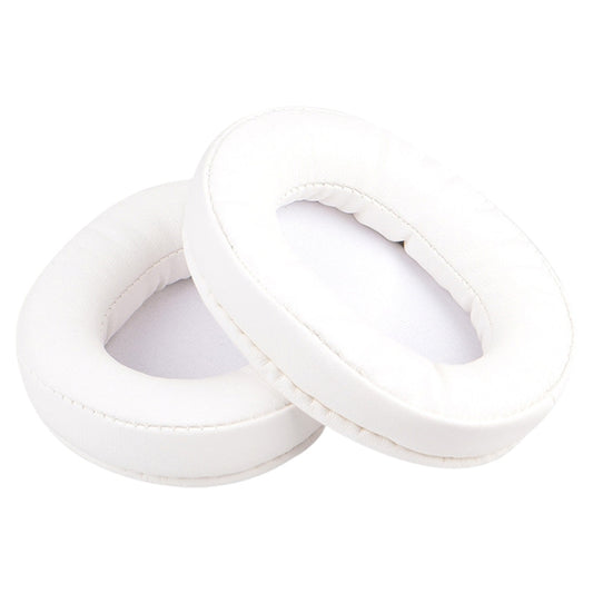1 Pair Leather Sponge Protective Case for Steelseries Arctis 3 Pro / Ice 5 / Ice 7 Headphone (White) by buy2fix