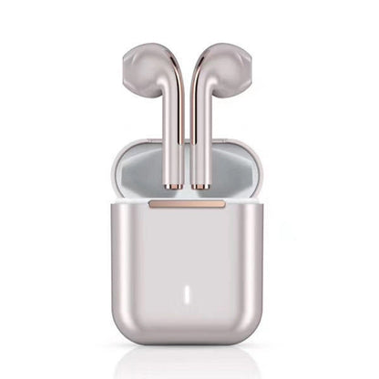 J18 Bluetooth 5.0 TWS Wireless Binaural Bluetooth Earphone with Charging Box(Rose Gold) - TWS Earphone by buy2fix | Online Shopping UK | buy2fix