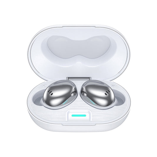 WK V36 Wireless TWS Metal Plating Bluetooth 5.0 Earphone with Charging Box (White) - Bluetooth Earphone by WK | Online Shopping UK | buy2fix