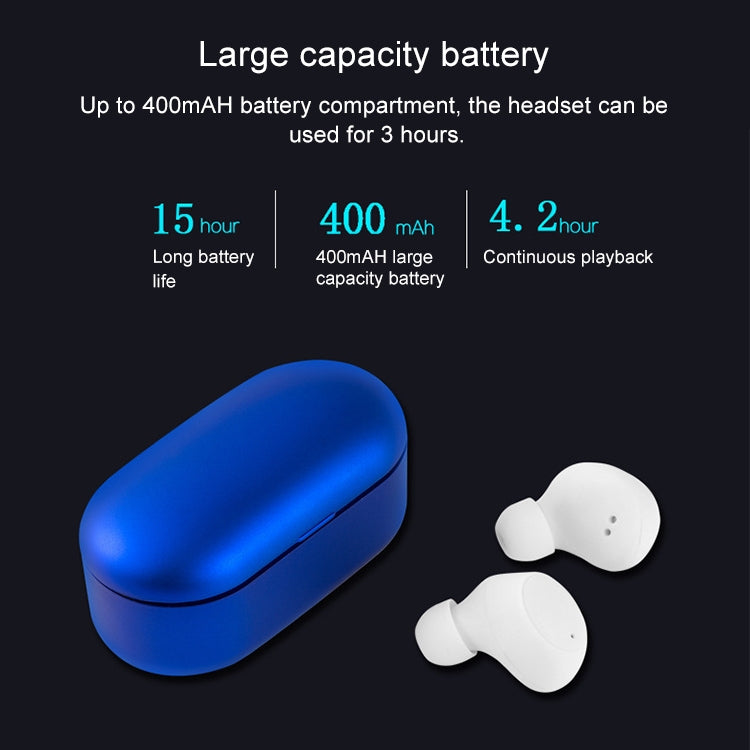 X9S TWS Bluetooth V5.0 Stereo Wireless Earphones with LED Charging Box(White) - TWS Earphone by buy2fix | Online Shopping UK | buy2fix