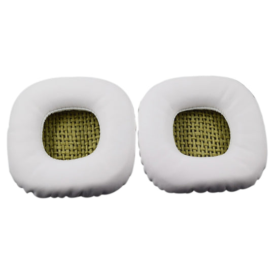 1 paire de cache-oreilles en mousse souple pour casque Marshall MAJOR II / I (blanc)